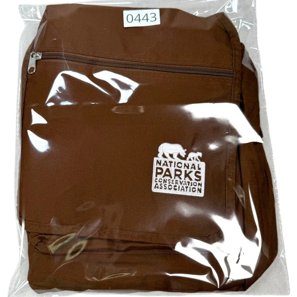 National Parks Conservation Association Satchel Bag Unisex OS Brown Canvas
